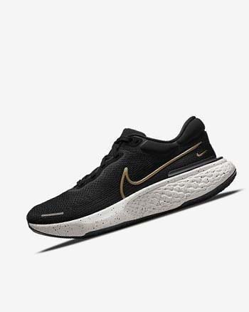 Nike ZoomX Invincible Run Flyknit Negros Metal Dorados | MX 5015